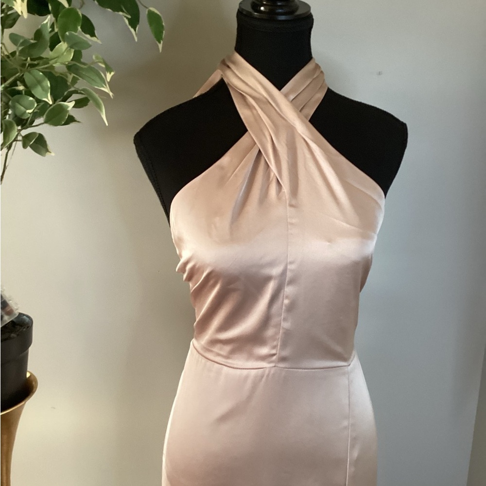 Elegant Pink Plus Size Prom Brides Maid Wedding Formal 3X - Picture 5 of 11